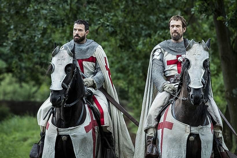 Simon Merrells and Tom Cullen in Knightfall (2017)