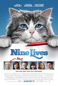 Kevin Spacey, Christopher Walken, Jennifer Garner, Mark Consuelos, Cheryl Hines, Robbie Amell, and Malina Pauli Weissman in Nine Lives (2016)