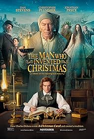 Jonathan Pryce, Christopher Plummer, Donald Sumpter, Dan Stevens, Justin Edwards, Anna Murphy, and Pearse Kearney in The Man Who Invented Christmas (2017)