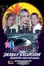 Matt Cedeño, Corin Nemec, Samaire Armstrong, Alexandria DeBerry, David Baracskai, and Jonathan Bouvier in Deadly Excursion: Kidnapped from the Beach (2021)