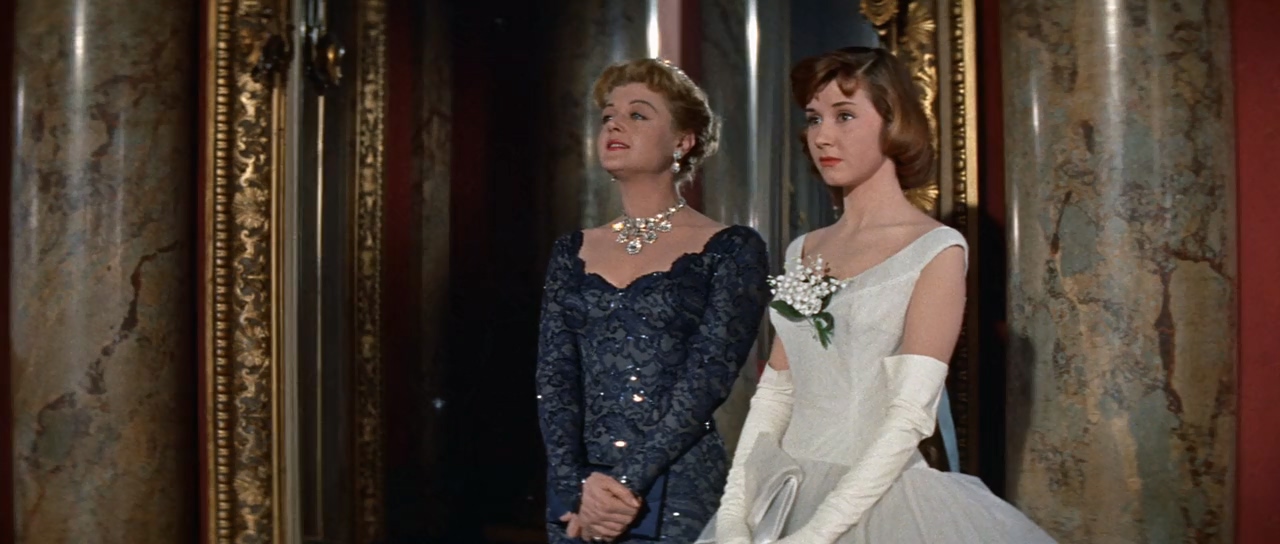 Angela Lansbury and Diane Clare in The Reluctant Debutante (1958)