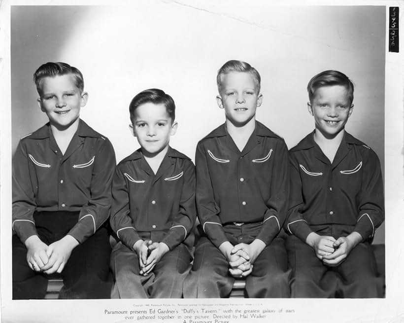 Dennis Crosby, Gary Crosby, Lindsay Crosby, and Phillip Crosby in Duffy's Tavern (1945)