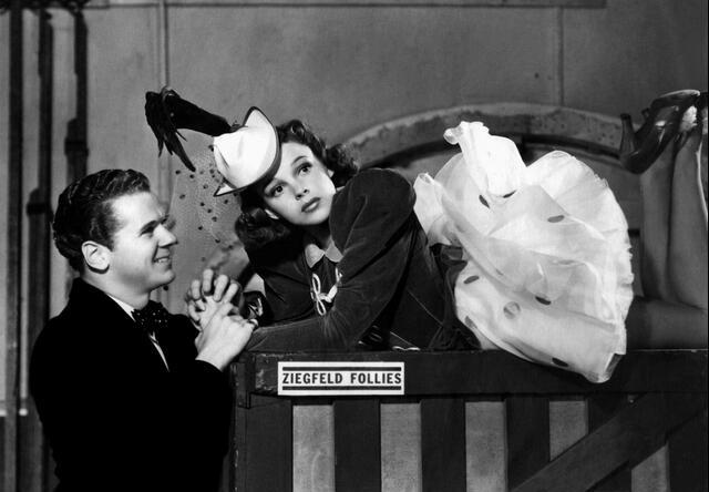 Judy Garland and Jackie Cooper in Ziegfeld Girl (1941)