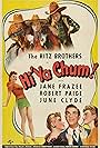 June Clyde, Jane Frazee, Robert Paige, Al Ritz, Harry Ritz, Jimmy Ritz, and The Ritz Brothers in Hi'Ya Chum (1943)