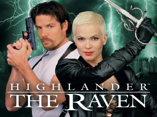 Elizabeth Gracen and Paul Johansson in Highlander: The Raven (1998)