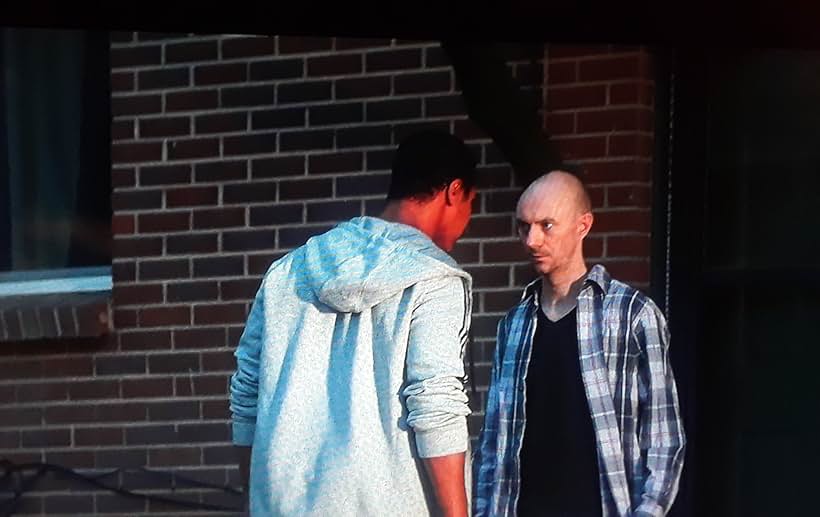 Dixon White with Brian White in the Netflix film "Amateur"