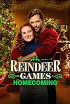 Sarah Drew and Justin Bruening in Reindeer Games Homecoming (2022)