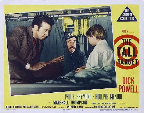 Adolphe Menjou, Brad Morrow, and Dick Powell in The Tall Target (1951)