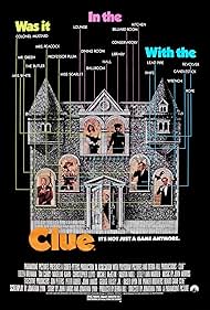 Tim Curry, Christopher Lloyd, Lesley Ann Warren, Madeline Kahn, Eileen Brennan, Michael McKean, and Martin Mull in Clue (1985)