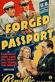 Billy Gilbert, Paul Kelly, and June Lang in Forged Passport (1939)