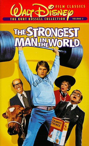 Kurt Russell, Eve Arden, Joe Flynn, and Phil Silvers in The Strongest Man in the World (1975)