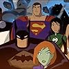 Kevin Conroy, Susan Eisenberg, George Newbern, Kevin Michael Richardson, Daniela Bobadilla, and Diane Guerrero in Justice League vs. the Fatal Five (2019)