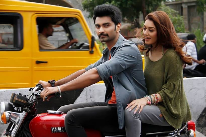 Hansika Motwani and Atharvaa Murali in 100 (2019)