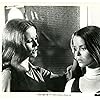 Claudine Auger and Barbara Bach in La tarantola dal ventre nero (1971)