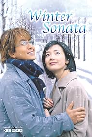 Choi Ji-woo and Bae Yong-jun in Winter Sonata (2002)