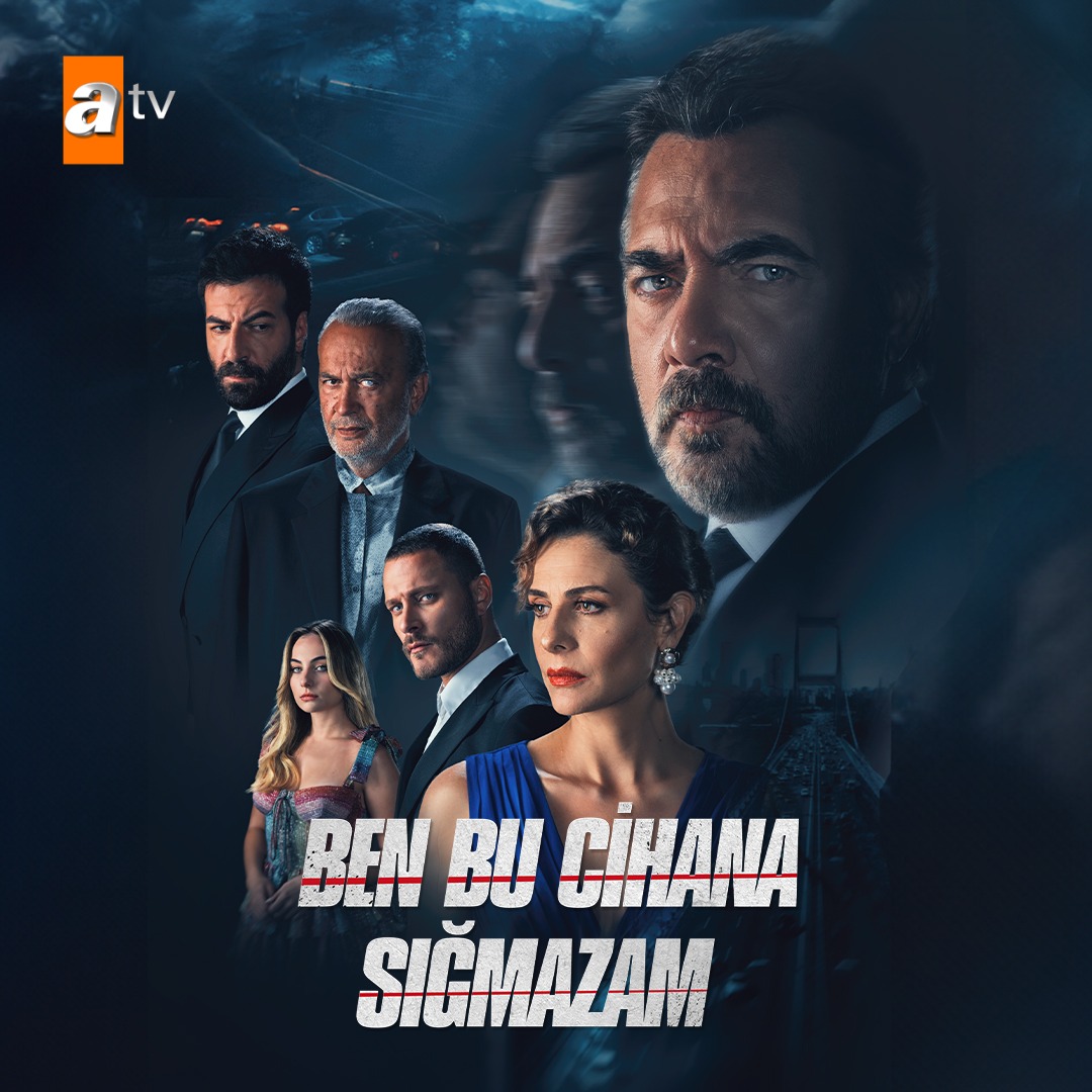 Oktay Kaynarca, Mina Derman, Ebru Özkan, and Burak Çelik in Ben Bu Cihana Sigmazam (2022)