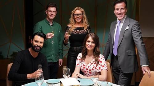 Carol Vorderman, Anton du Beke, Rylan Clark, Ed Gamble, and Ellie Taylor in I'll Get This (2018)