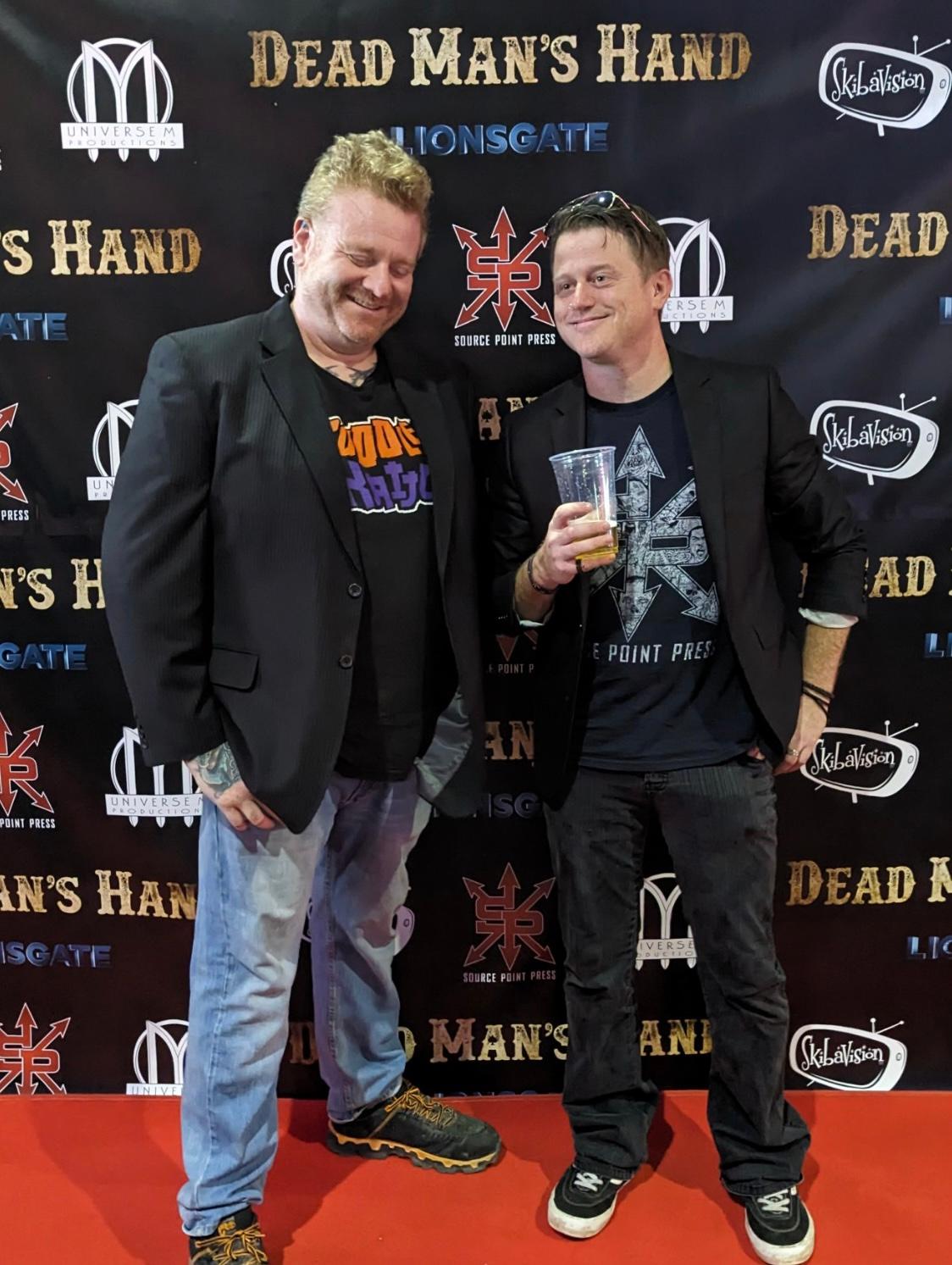 Executive Producers Travis McIntire and Joshua Werner at the Dead Man's Hand Premiere