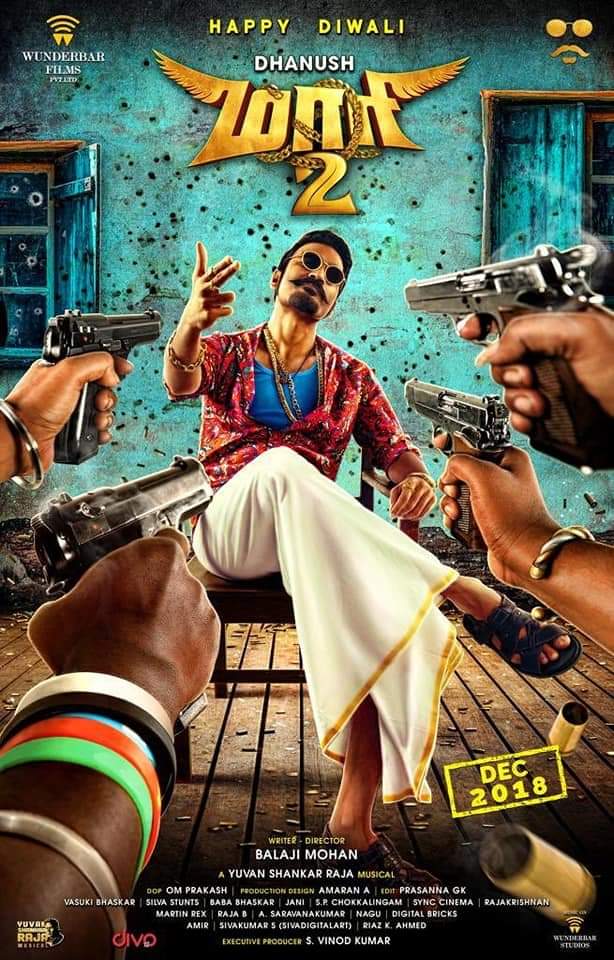 Dhanush in Maari 2 (2018)