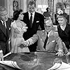 Elizabeth Taylor, Spencer Tracy, Joan Bennett, Billie Burke, Marietta Canty, Moroni Olsen, and Don Taylor in Father's Little Dividend (1951)