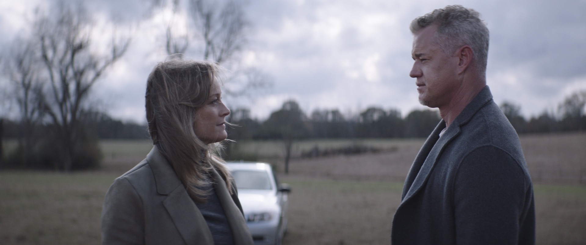 Teri Polo and Eric Dane in The Ravine (2021)