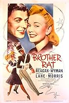 Ronald Reagan and Jane Wyman in Brother Rat (1938)