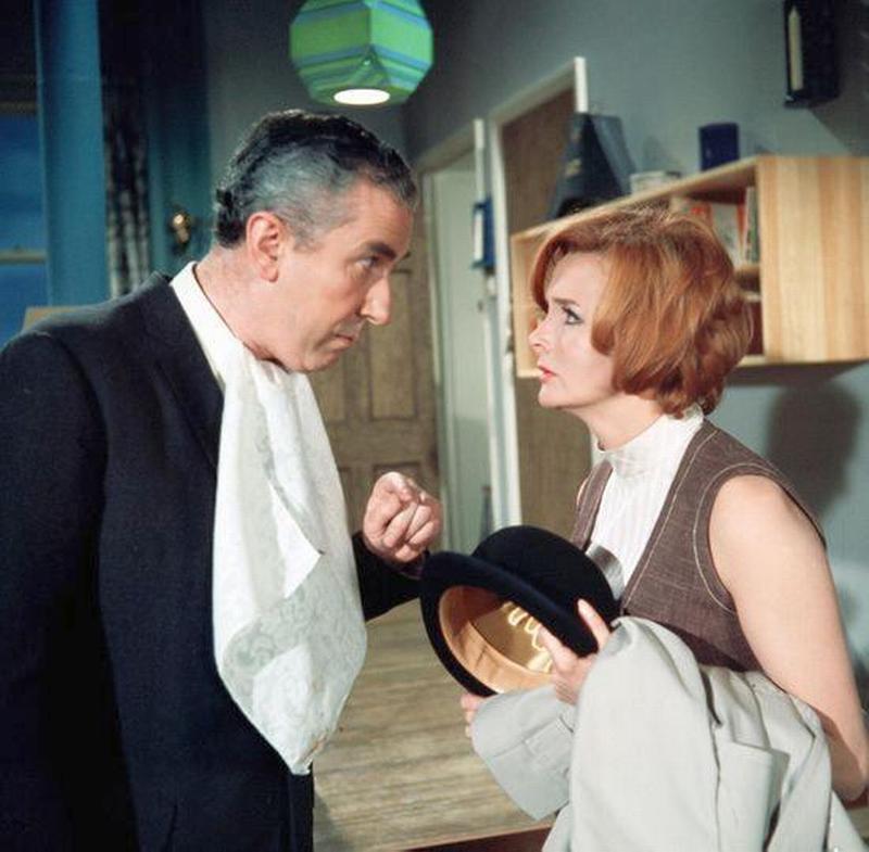 Peter Jones and Millicent Martin in From a Bird's Eye View (1970)