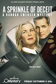 Victor Webster and Alison Sweeney in A Sprinkle of Deceit: A Hannah Swensen Mystery (2024)