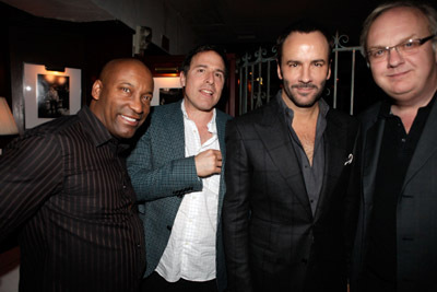 John Singleton, George Hickenlooper, David O. Russell, and Tom Ford at an event for A Single Man (2009)