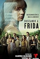 Alejandra Barros, Eduardo Santamarina, Grettell Valdez, Arap Bethke, Ruben Zamora, Ximena Herrera, Mikel Mateos, Ximena Martínez, Germán Bracco, and Victoria White in The Search for Frida (2021)