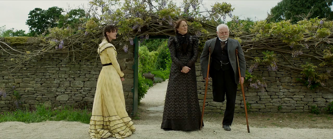 Keira Knightley, Robert Pugh, and Fiona Shaw in Colette (2018)