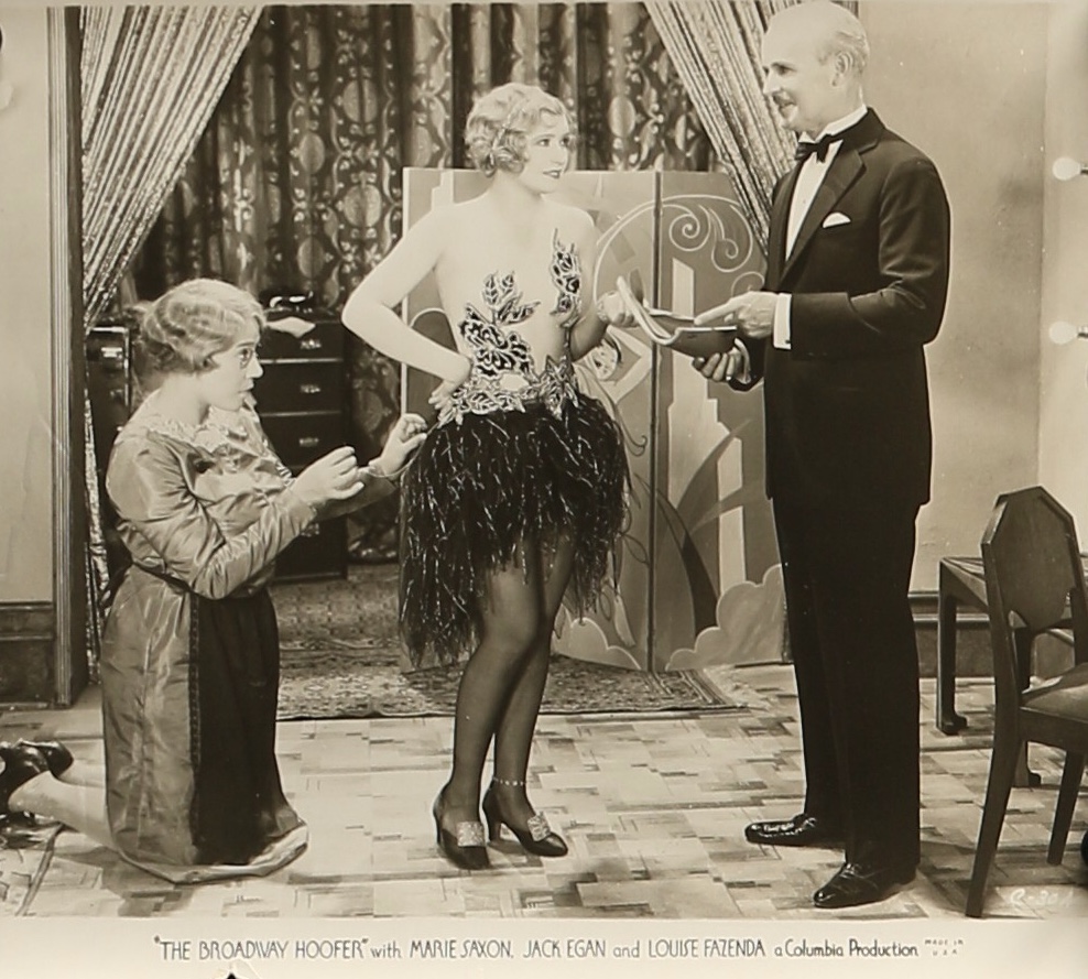 Louise Fazenda, Howard Hickman, and Marie Saxon in The Broadway Hoofer (1929)