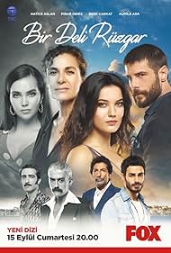 Mustafa Ugurlu, Hatice Aslan, Ferit Kaya, Kanbolat Görkem Arslan, Berk Cankat, Pinar Deniz, and Almila Ada in A Crazy Wind (2018)