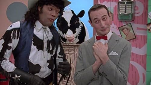 Laurence Fishburne and Paul Reubens in Pee-wee's Playhouse (1986)