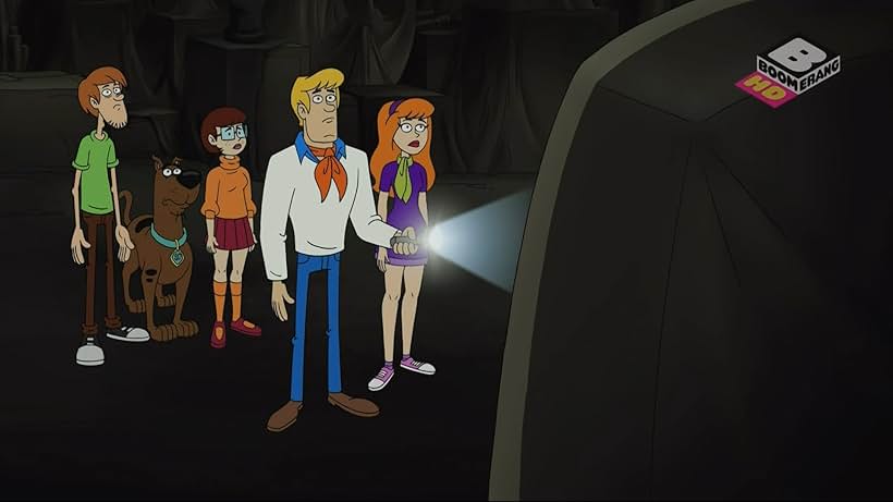 Matthew Lillard, Grey Griffin, Frank Welker, and Kate Micucci in Be Cool, Scooby-Doo! (2015)