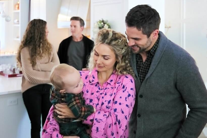 Matt Clarke, Preston James Rocha, Anna Van Hooft, Brant Daugherty, and Clare Bowen in #Xmas (2022)