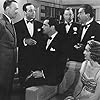 Ricardo Cortez, Melville Cooper, Donald MacBride, Sidney Toler, and Marjorie Weaver in Murder Over New York (1940)