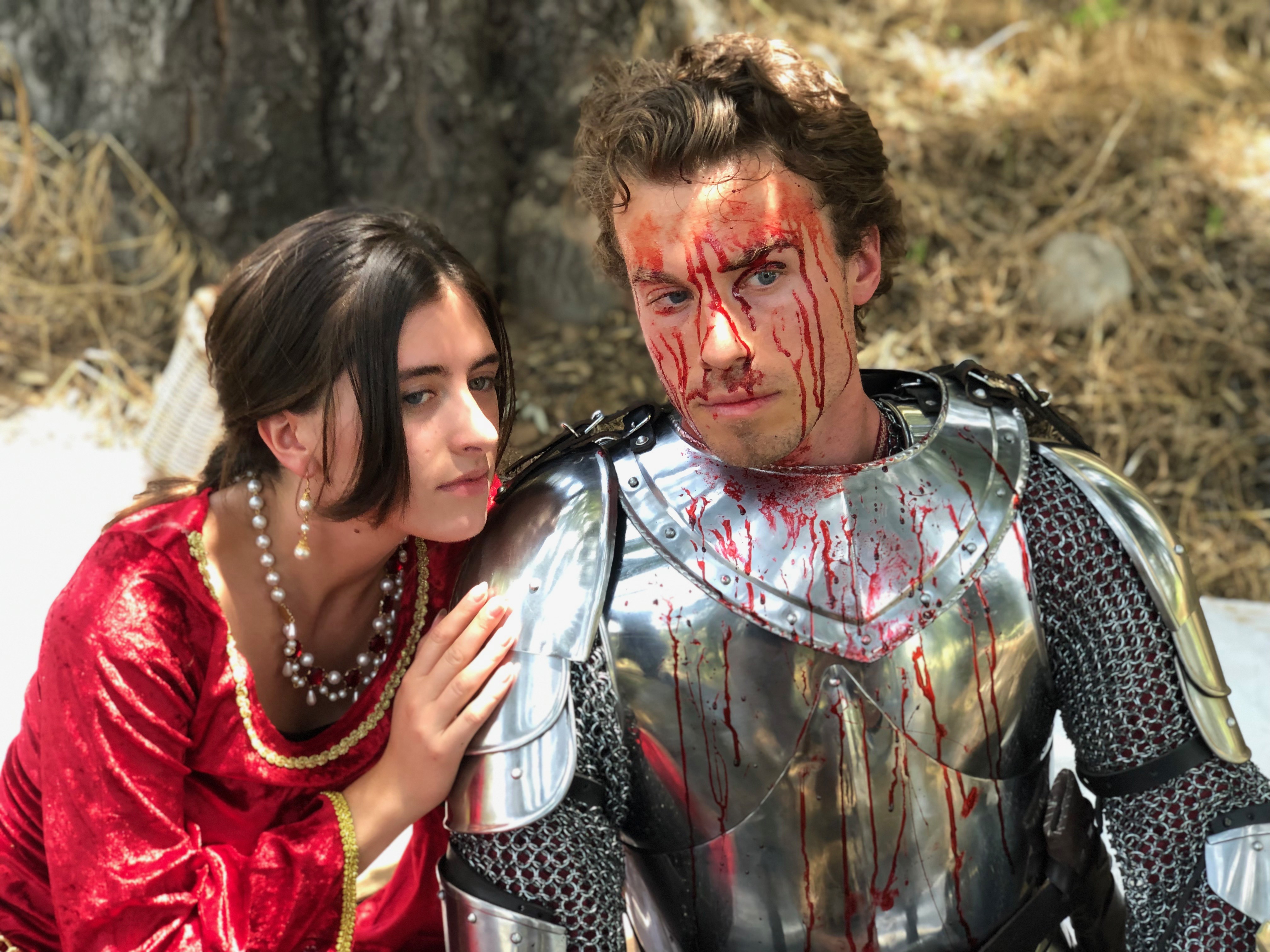 Kaiser Johnson, Julian Curi, and Lauren Bowen in Robin's Song: A Righteous Robot Short Short (2019)