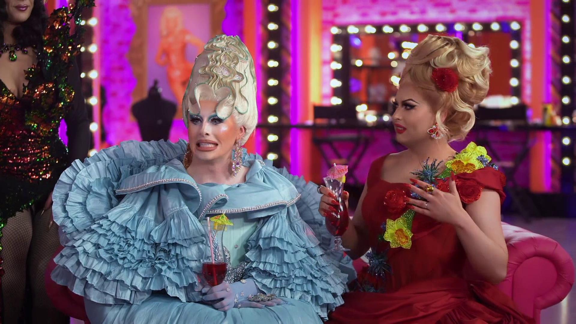 Luke Underwood and Joshua Cargill in RuPaul's Drag Race UK vs the World (2022)