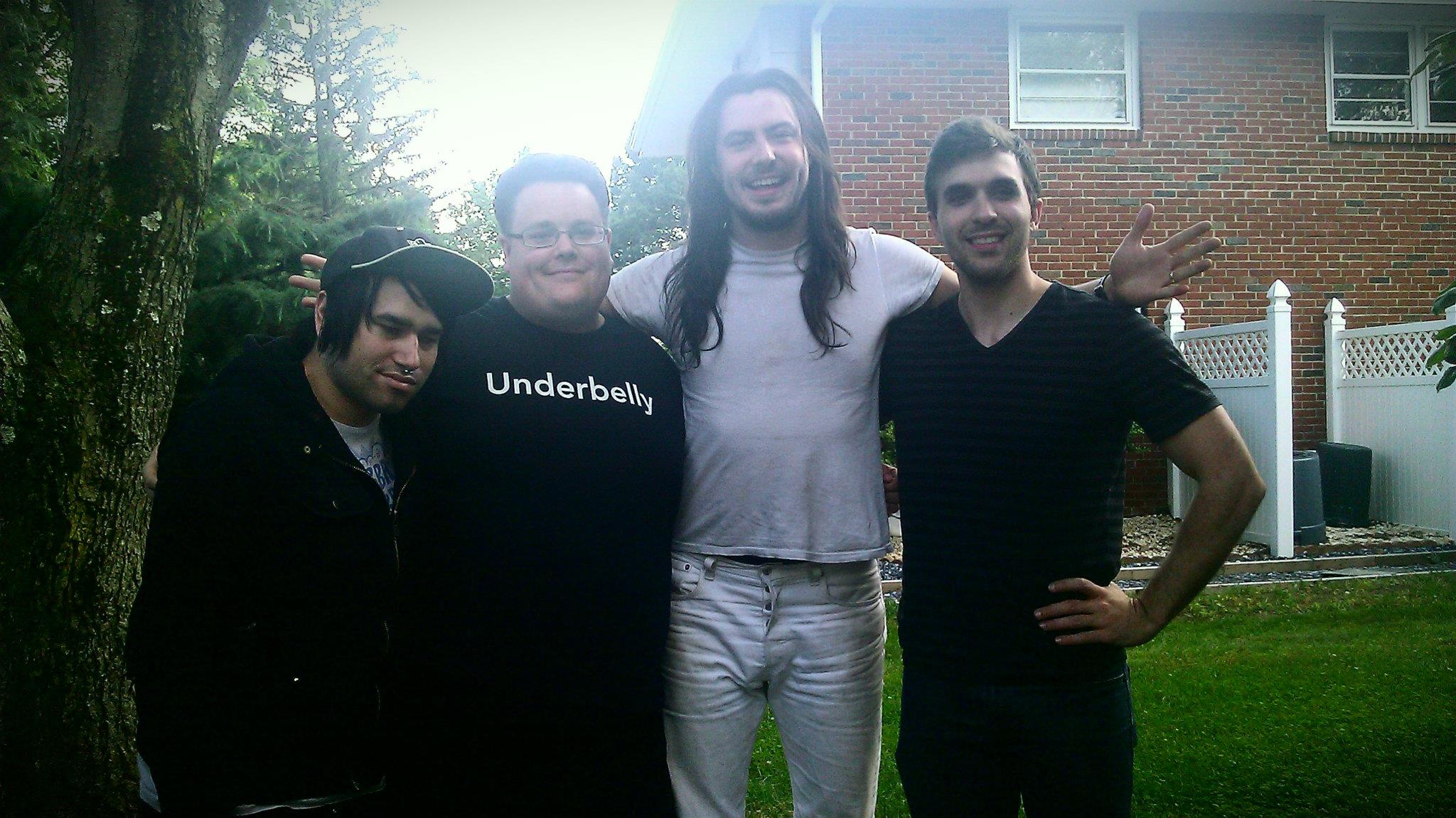 Andrew W.K., Shawn Caple, Justin Silverman, and Jarrett Courtney in Andrew W.K.: It's Time To Party (2012)