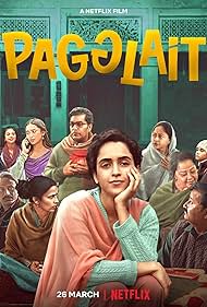 Sheeba Chaddha, Ashutosh Rana, Sayani Gupta, and Sanya Malhotra in Pagglait (2021)