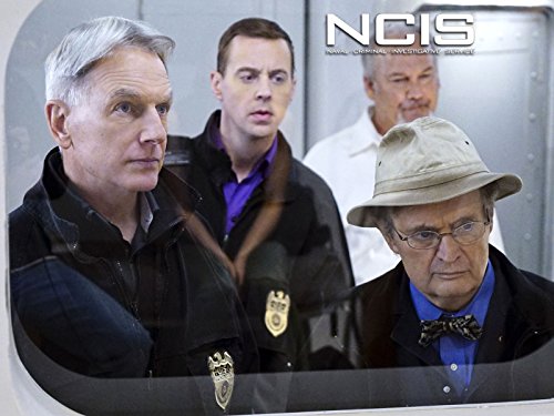 Mark Harmon, David McCallum, Sean Murray, and Brett Rice in NCIS (2003)