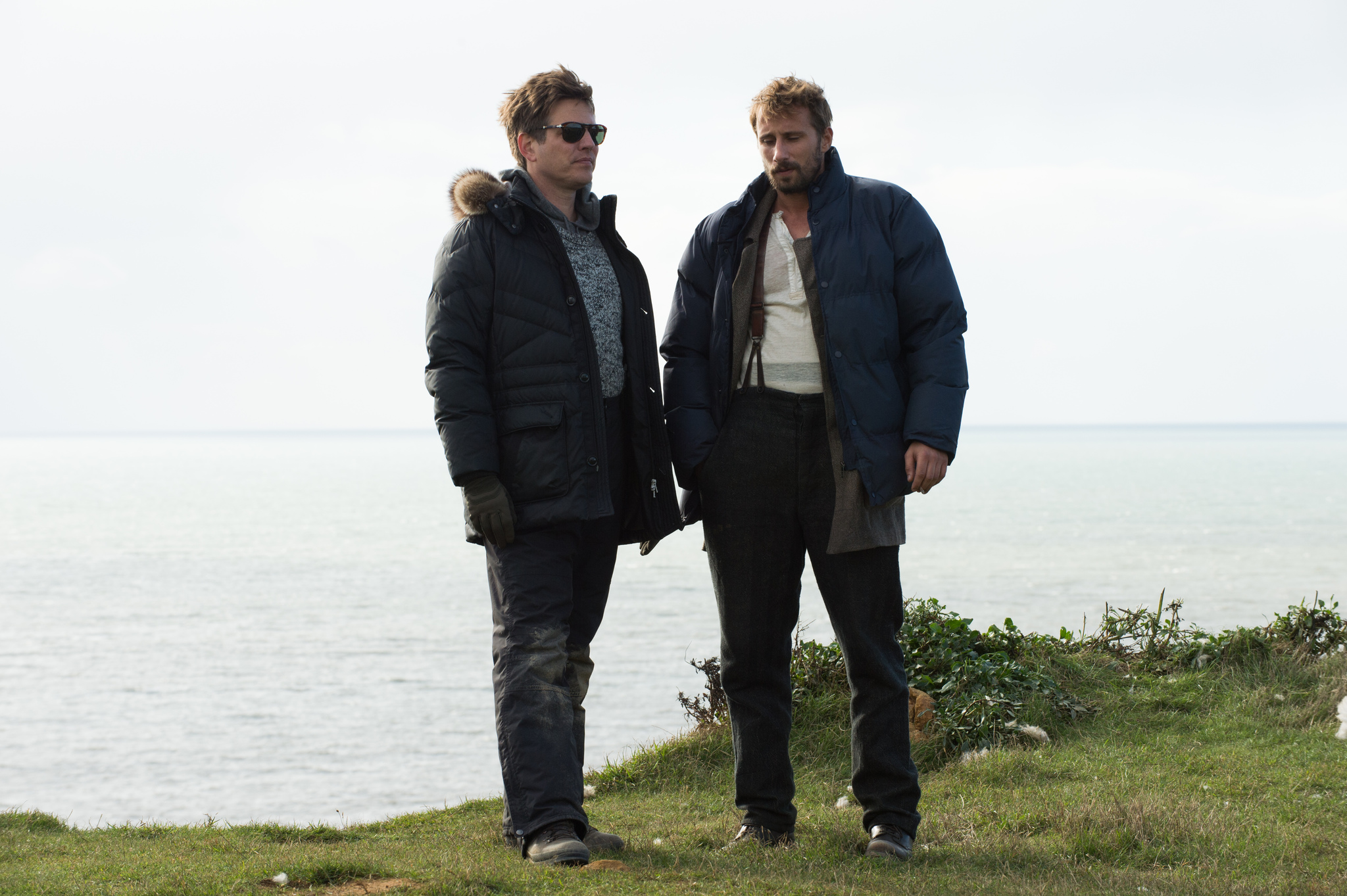 Matthias Schoenaerts and Thomas Vinterberg in Far from the Madding Crowd (2015)