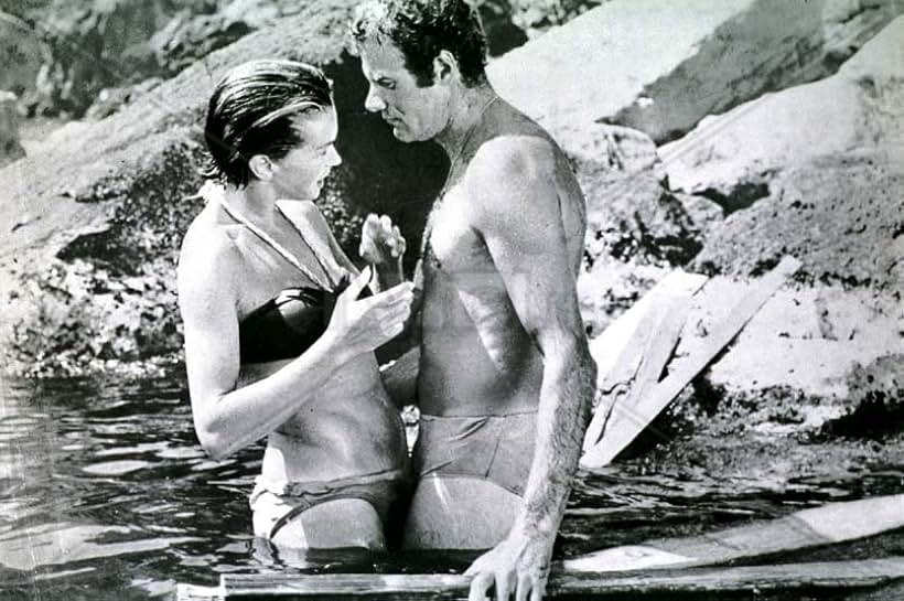 Dawn Addams and Christian Marquand in Temptation (1959)