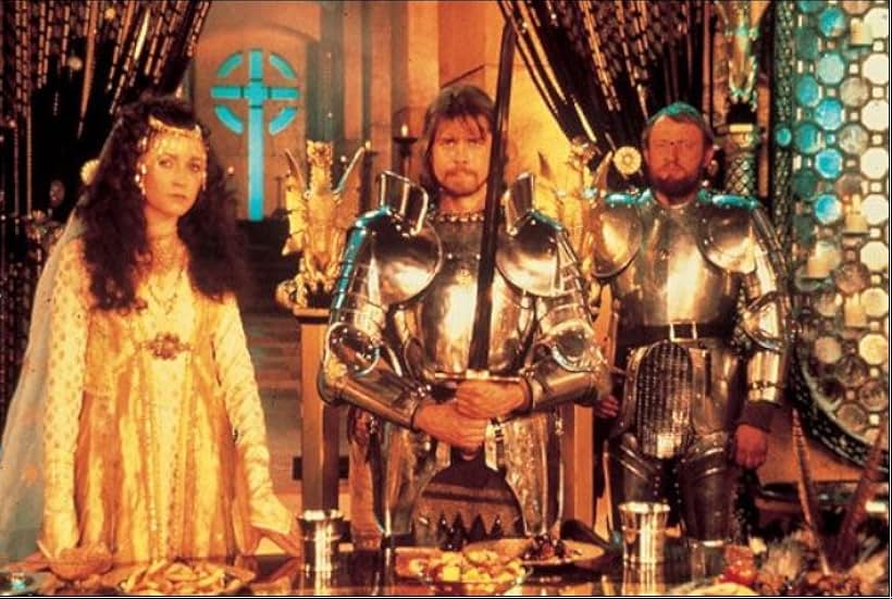 Cherie Lunghi and Nigel Terry in Excalibur (1981)