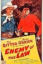 Dave O'Brien and Tex Ritter in Enemy of the Law (1945)