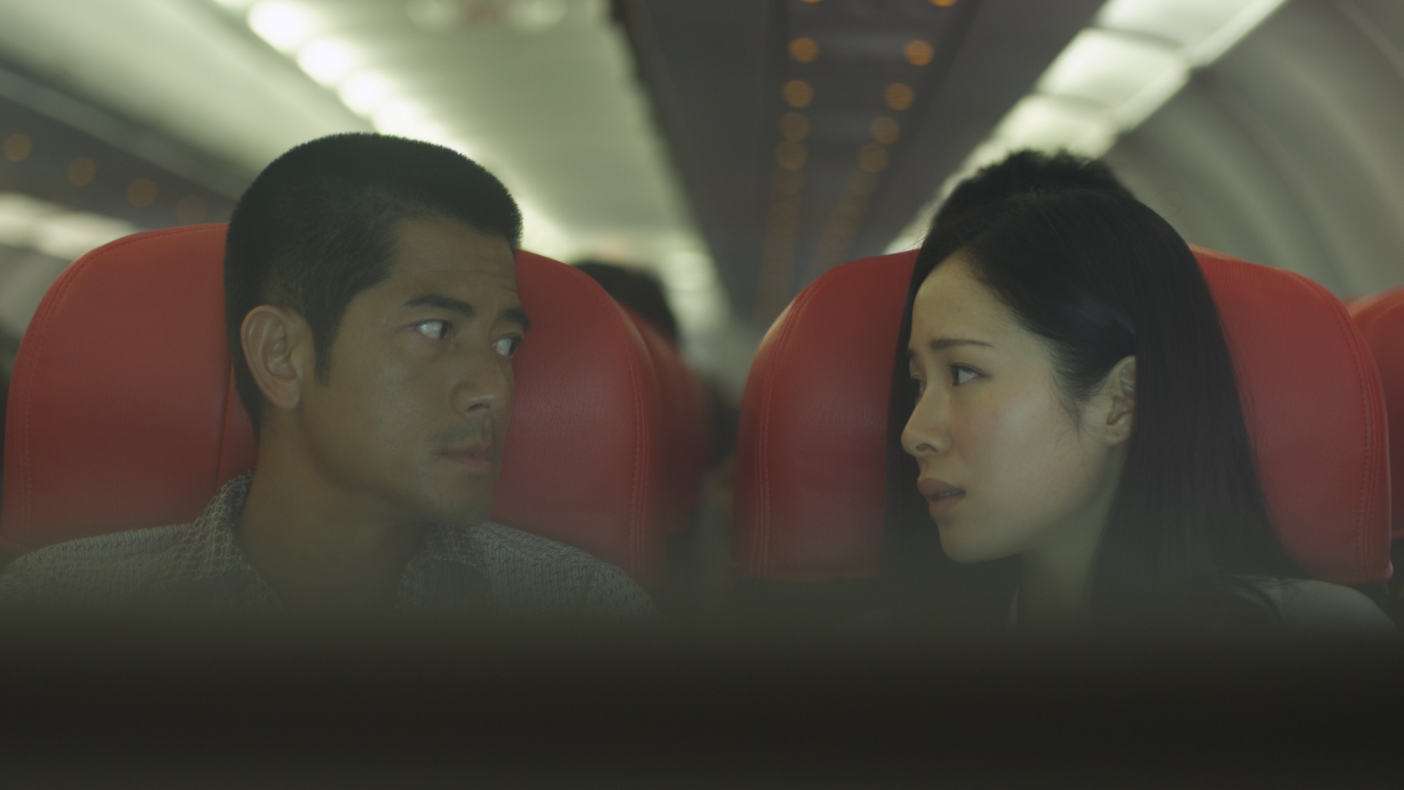 Aaron Kwok and Yiyan Jiang in Conspirators (2013)