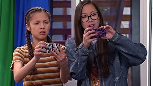 Madison Hu and Olivia Rodrigo in Bizaardvark (2016)