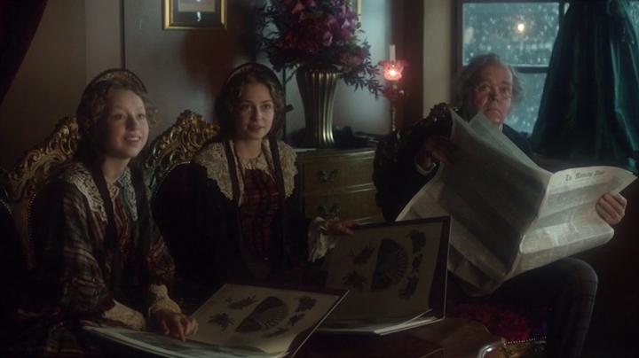 Richard Cordery, Sophie Simnett, and Olivia Kold in Dickensian (2015)