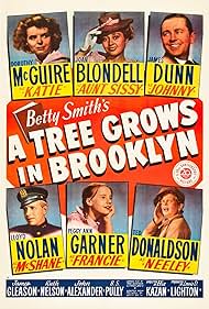 Joan Blondell, James Dunn, Ted Donaldson, Peggy Ann Garner, Dorothy McGuire, and Lloyd Nolan in A Tree Grows in Brooklyn (1945)